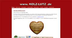 Desktop Screenshot of holz-lutz.de